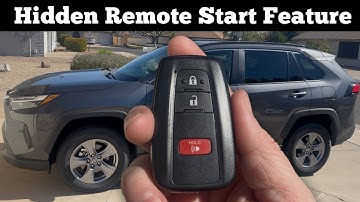 How To Remote Start 2019 - 2024 TOYOTA RAV4 Using Factory Remote Key Fob - Hidden Feature Option