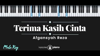 Terima Kasih Cinta - Afgan (KARAOKE PIANO - MALE KEY)