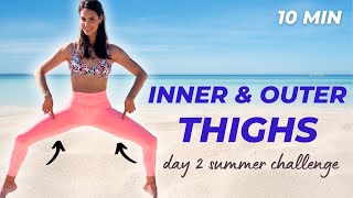 10 min STANDING INNER and OUTER THIGHS | LOSE inner and outer THIGH FAT