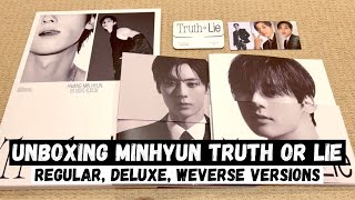 Unboxing Hwang Minhyun 1st Mini Album Truth or Lie (Hidden, Broken, Deluxe and Weverse versions)