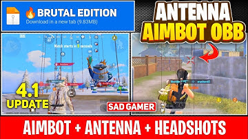 BGMI 4.1 ANTENNA CONFIG | BGMI 4.1 AIMBOT OBB | BGMI 4.1 ANTENNA AIMBOT OBB | HEADSHOT CONFIG BGMI