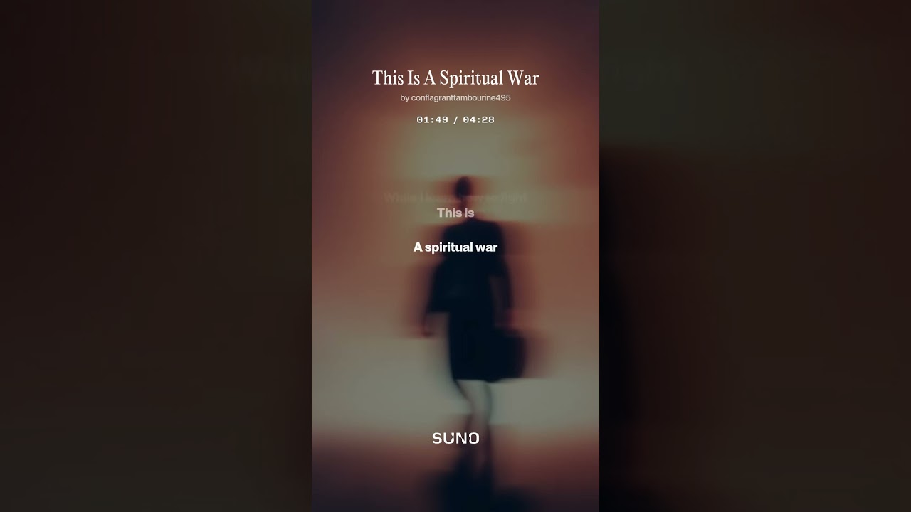 This Is A Spiritual War