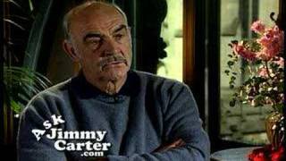 Sean Connery talks about Growing up in Scotland...the film Entrapment..with Jimmy Carter