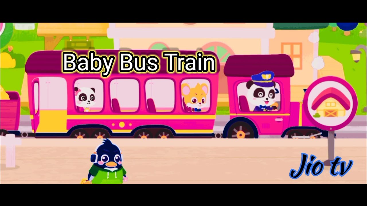 Baby Bus Train | बेबी बस ट्रेन ~ Kids Cartoon | Nursery Rhymes Video ...