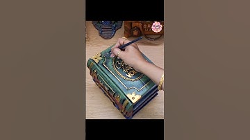 DIY Vintage Book Box | Magical Storage Box from Cardboard