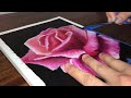 Simple Acrylic Rose Time-lapse Painting || 2020 || Simplicity Reimagined