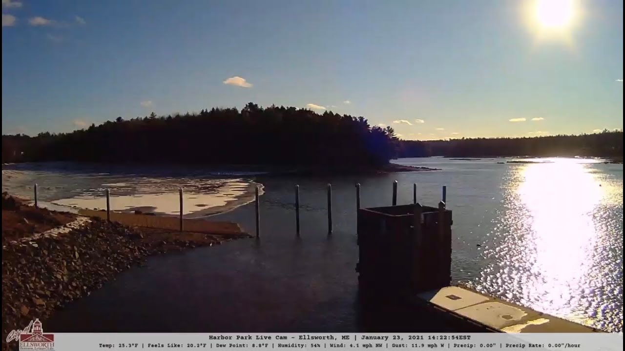 Harbor Park Live Cam – Ellsworth, Maine — Ellsworth, ME live camera thumbnail