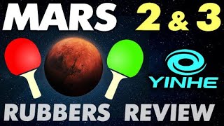 Yinhe MARS 3 и 2 - REVIEW of rubber series Soft Medium Hard compare which hardness to pick test screenshot 2