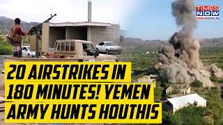 In Visuals: Yemeni Air Force Unleashes Devastating Blitz On Houthi Positions As Taiz War Explodes