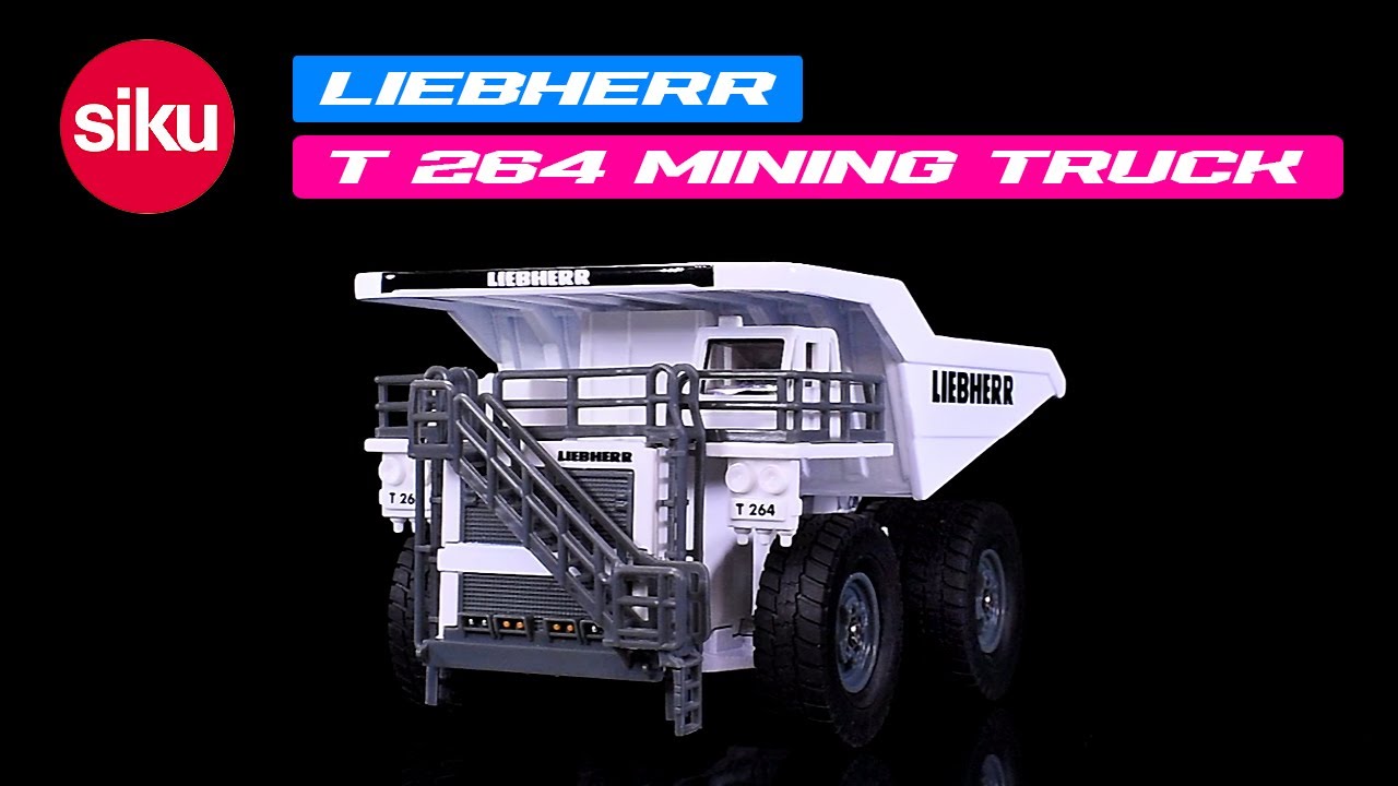 Liebherr T 264 Mining Truck White 1/87 HO Diecast Model Siku SK1807