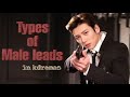 Types of male leads in kdramas