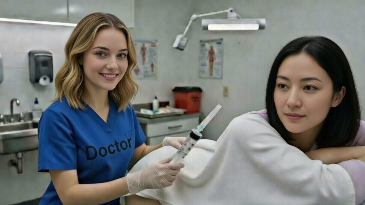 لما بنتك تكون تعبانة وتخديها عند دكتور ويعطيها ابرة غصب عنها 💉