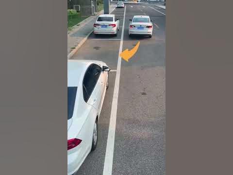 Learn side parking techniques in 1 minute!#driving #tips #howto #manual