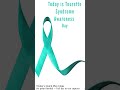 Today is Tourette Syndrome Awareness Day
