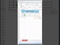 One-Click Excel Border Trick for Beginners 🔥📊 #excel #exceltips #shorts