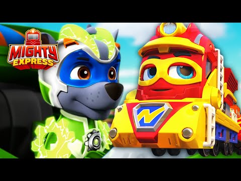 Nate & Chase Are On The Case! Mighty Express + PAW Patrol #11 - Mighty Express Official