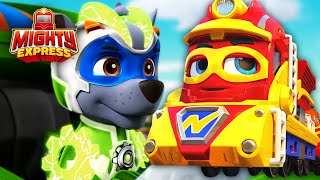 Nate & Chase Are On The Case! Mighty Express   PAW Patrol #11 - Mighty Express 