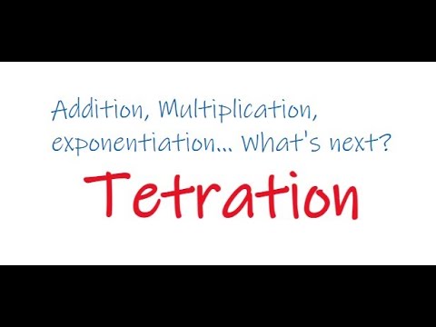 Addition, Multiplication, Exponentiation...