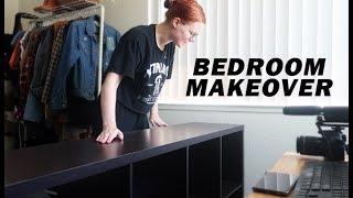 bedroom makeover | cleaning, organizing & decorating
