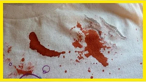 comment enlever du sang sur un vêtement