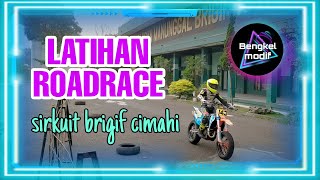 Latihan ROADRACE di sirkuit brigif cimahi nih guys‼️