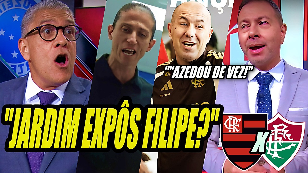 EU NUNCA VI ISSO! PRIMEIRA ESCALAÇÃO DE JARDIM CHOCA COMENTARISTAS! FLAMENGO X FLUMINENSE