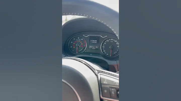 Audi Dashboard Needle Sweep With OBD ELeven💙 #Shorts