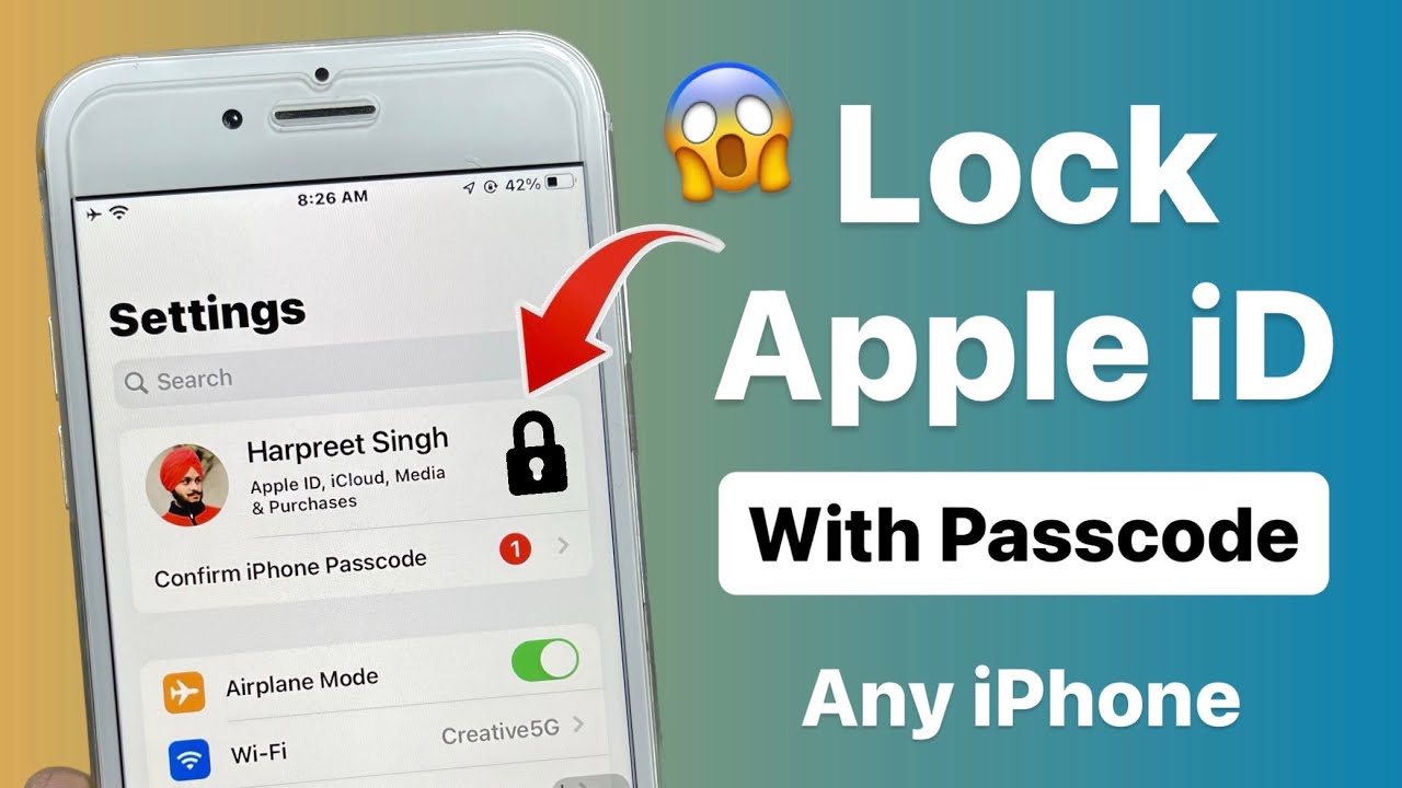 How To Lock Apple ID With Passcode Face ID On Any IPhone 6s 7 8 X How To Lock Apple ID With Passcode Face ID On Any IPhone 6s 7 8 X