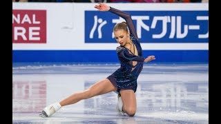 Alena Kanysheva Jumps and Spins at Junior Grand Prix Final 2018