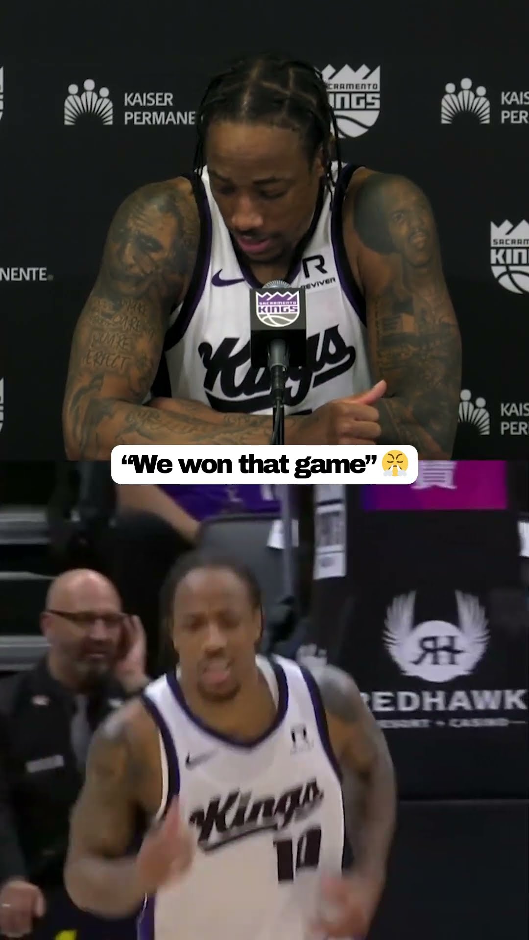 DeMar DeRozan on powering the Kings' COMEBACK in 2OT ?