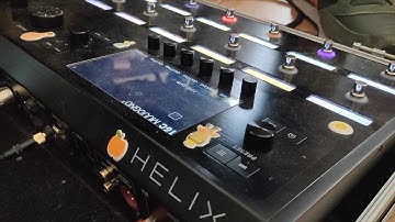 Line 6 HELIX sound demo 3 OSC synth
