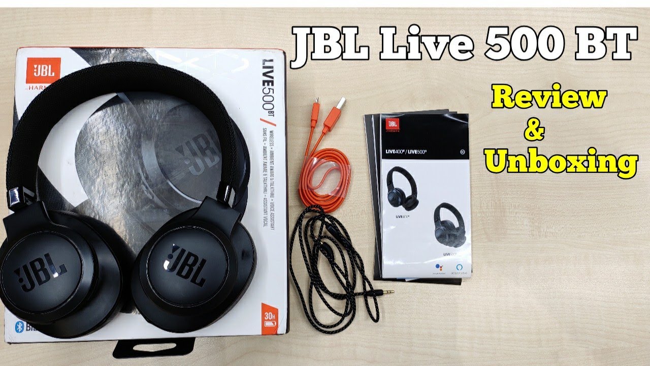 JBL Live 500 BT Bluetooth Over Ear Headphones Unboxing and Full Review1 -