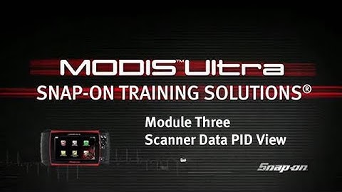 MODIS Ultra Training Module 03 | Snap-on Diagnostics UK