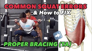 WHY YOUR SQUAT SUCKS & How to FIX IT | PROPER BRACING (TA)