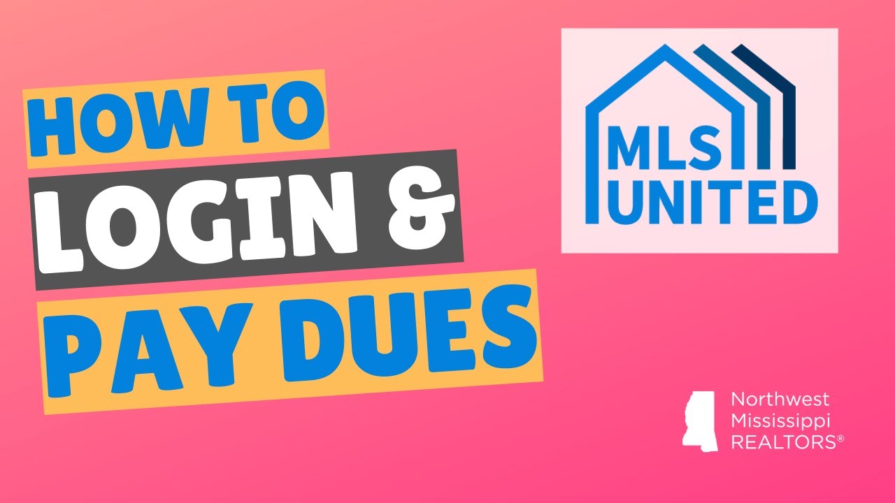 How To Login Pay Dues With MLS United YouTube