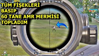 Tüm Fi̇şekleri̇ Basip 60 Tane Amr Mermi̇si̇ Topladim Solo Vs Squad Pubg Mobi̇le