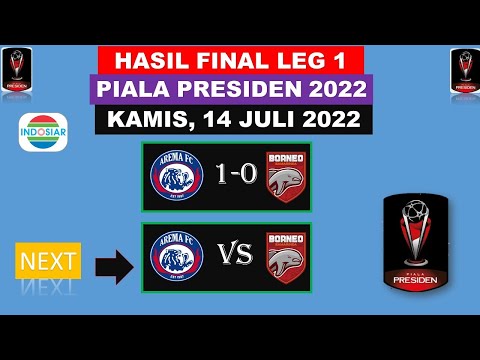 Hasil Piala Presiden 2022 Hari Ini ~ Arema Vs Borneo ~ Jadwal Piala Presiden 2022 Hari Ini