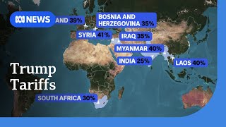 Which countries has Trump raised tariffs on | ABC NEWS