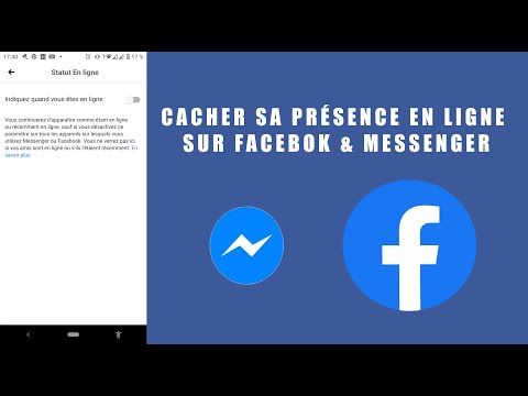 comment cacher sa présence en ligne sur messenger et facebook