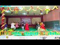 Group dance from little cute students from class skg