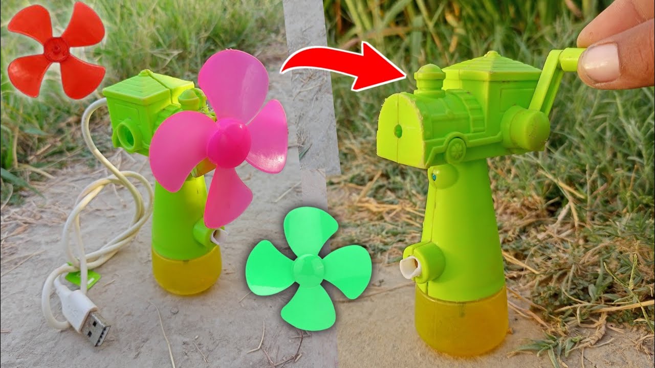 Amazing DIY Inventions | How to Make a Powerful Mini Electric Fan at Home with Battery | Motor 