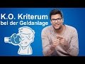 Kokriterium bei der geldanlage  anyonecan