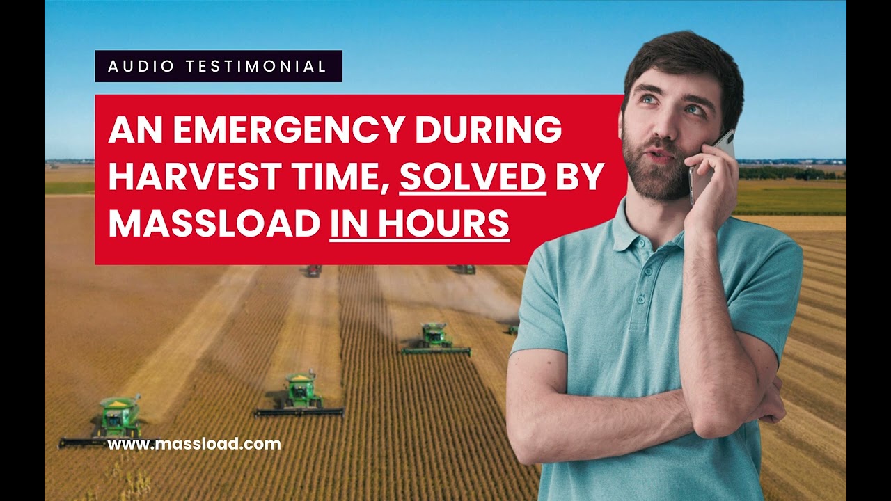 An emergency during harvest time, solved by Massload in hours! | Peter Winter, of Kuhn Farm