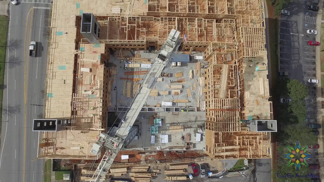 Drone Construction Site Tour - Athens Georgia - YouTube