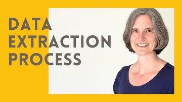 6 Data extraction process