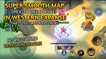 New! Smooth Map in Western Expanse LOWEST TEXTURED | Fix Fps Drops & Stable Ping