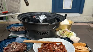 Famous SYDNEY’S BEST at home Korean and Japanese BBQ at Home Kit! With loaned charcoal griller! Foodie Net Worth