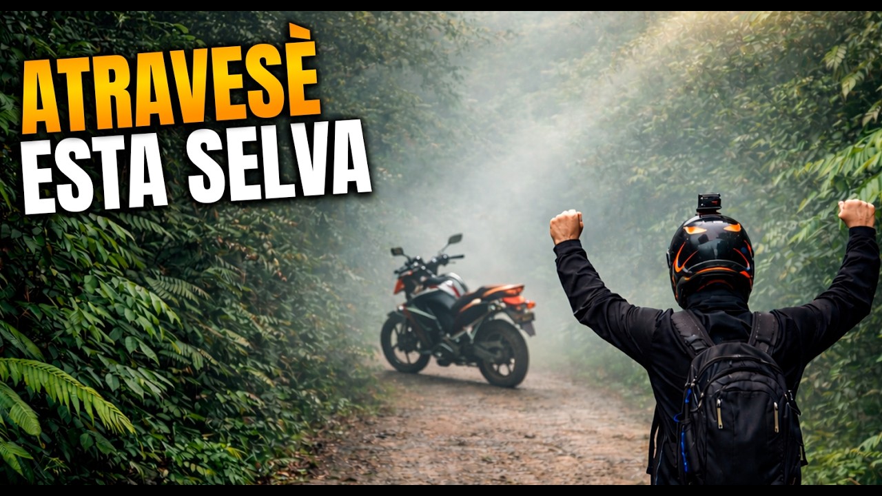 VIAJE de URRAO a MEDELLIN en MOTO una AVENTURA por la HERMOSA Selva de COLOMBIA  VueltaAntioquiaEP16