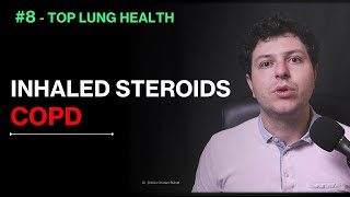 When are inhaled corticosteroids used in COPD?