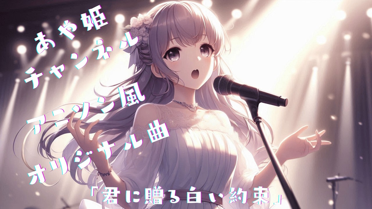 [アニソン風バラード曲]「君に贈る白い約束」